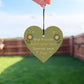 BEST FRIEND KEYRING Wood Heart Friendship Gifts For Him Her