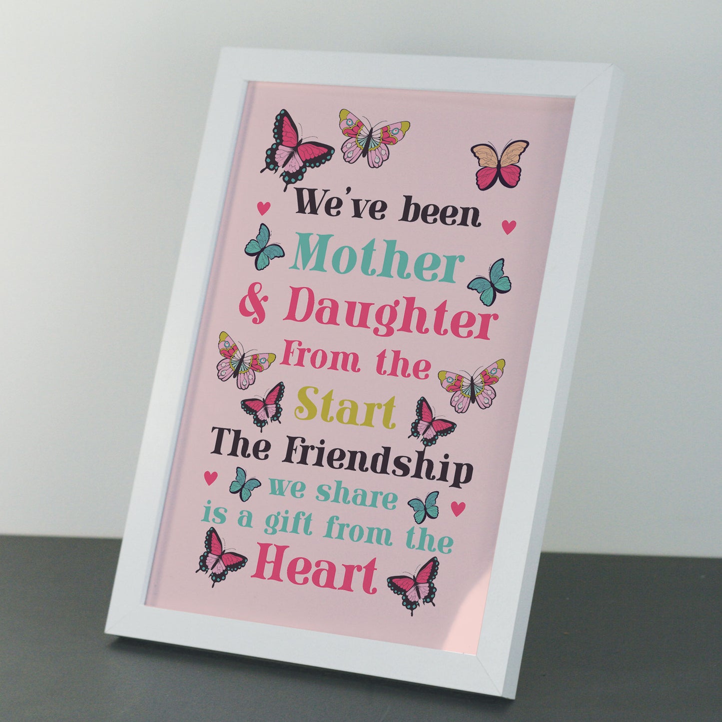 Mother And Daughter Gift For Christmas Birthday Framed Print
