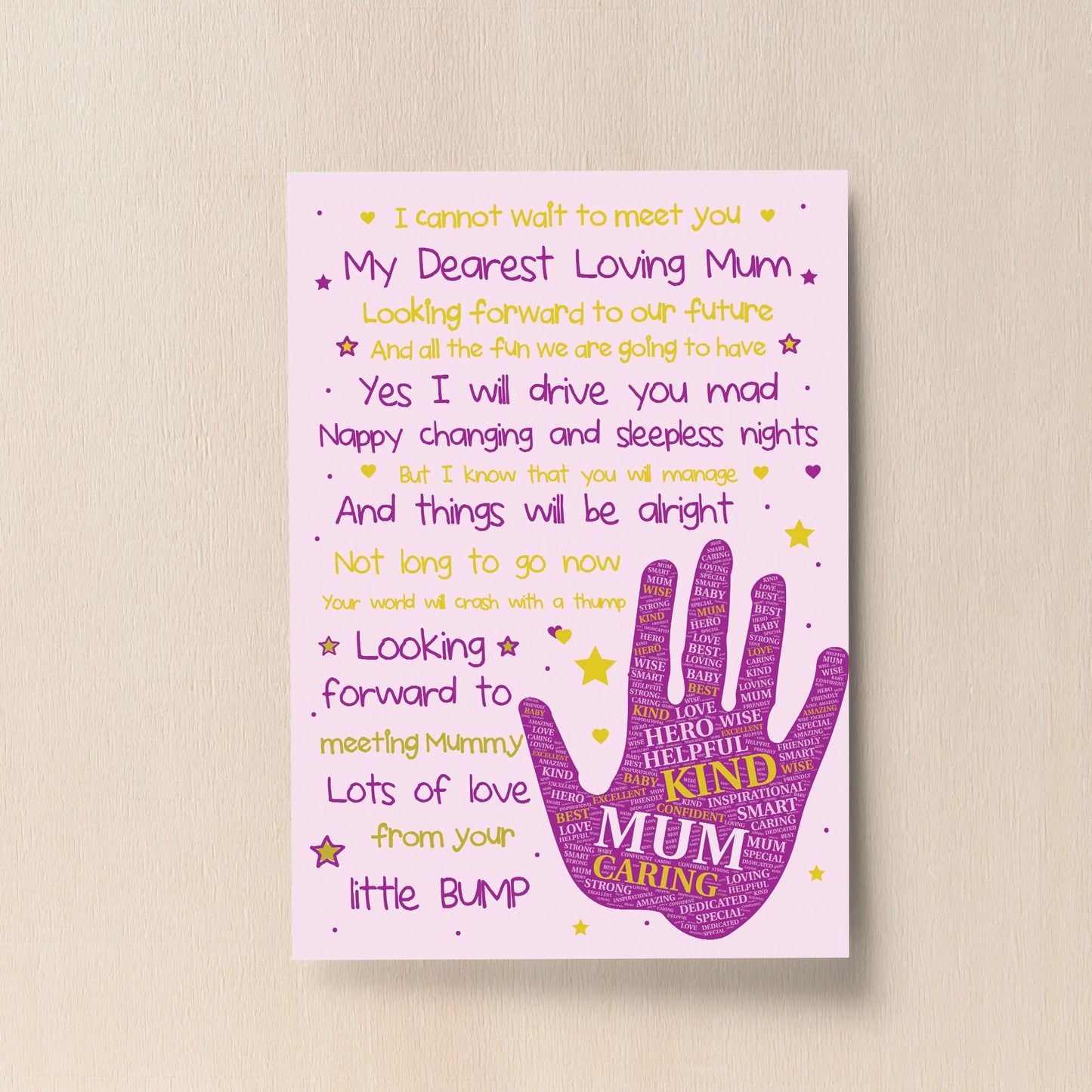 Mummy To Be Baby Shower Gifts From The Bump Baby Poem