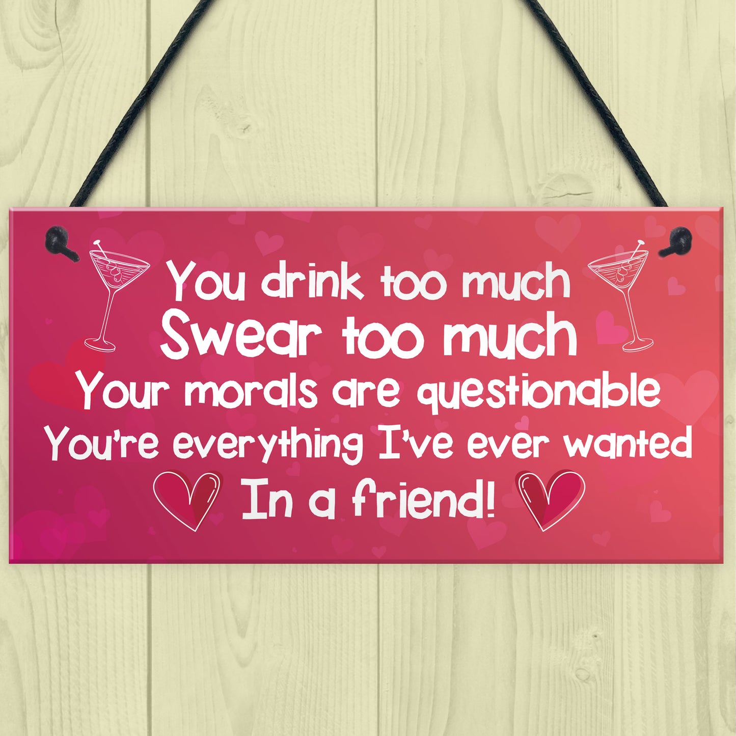 Best Friend Christmas Gift Sign Funny Gift For Girls Friendship