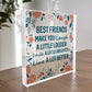 Friend Christmas Gifts Acrylic Plaque Friendship Gifts for Women