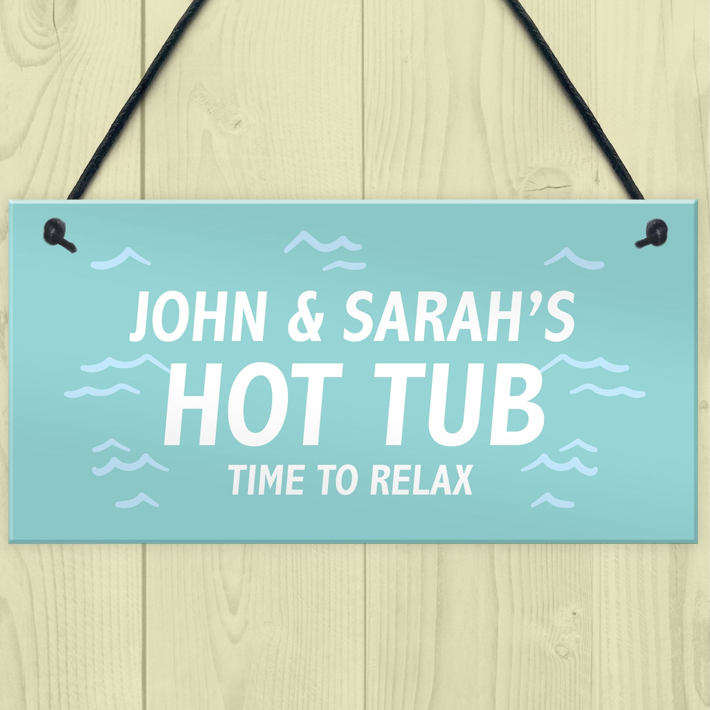 Hot Tub Signs And Plaques For Outdoors Hanging Garden Plaque