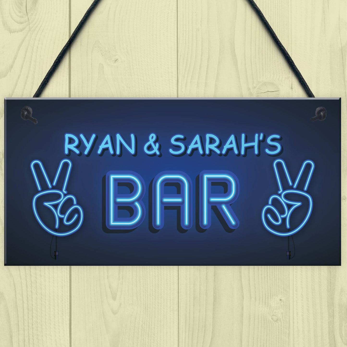 Novelty Bar Personalised Sign Decor For Home Bar Man Cave Gifts