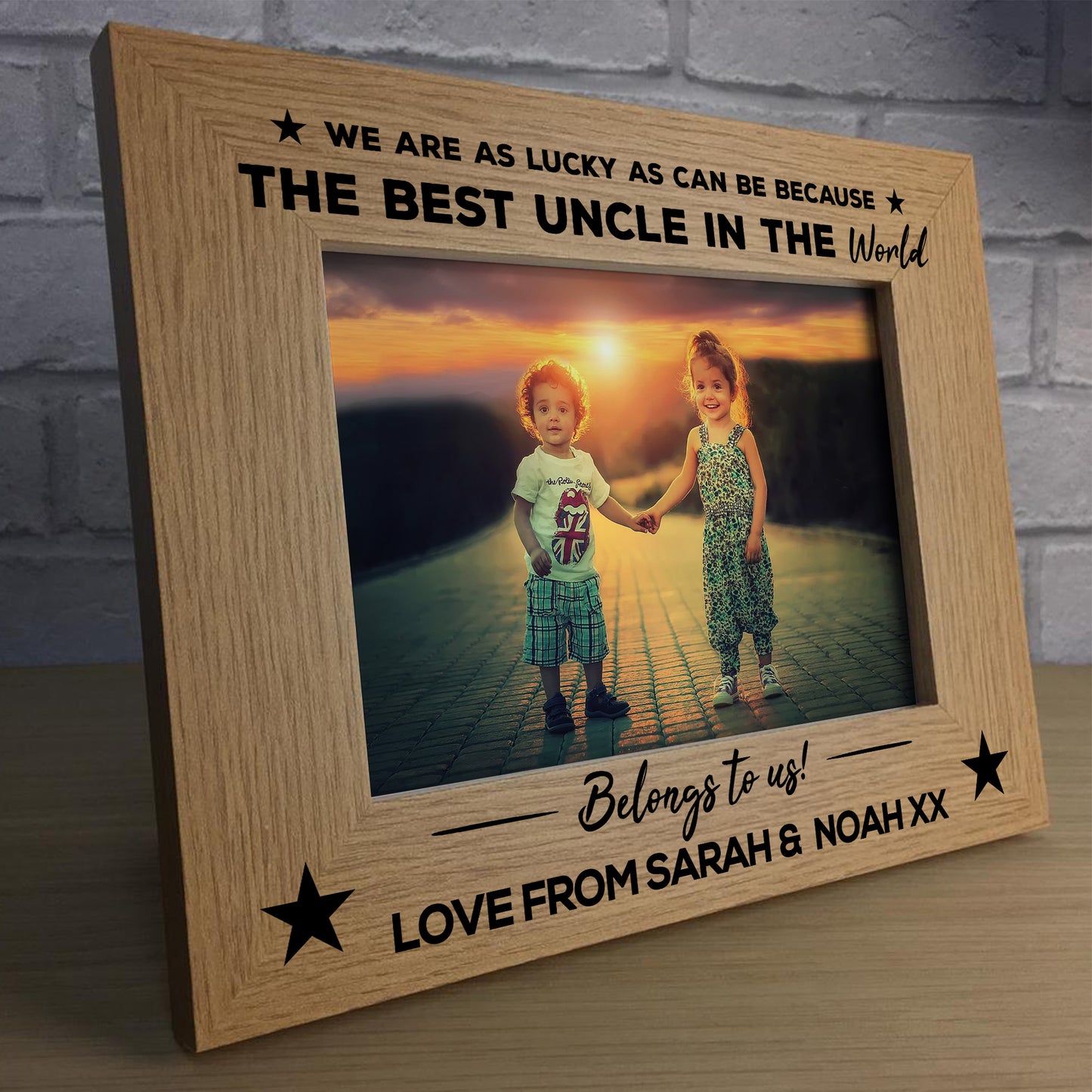 Best Uncle Personalised Photo Frame Thank You Birthday Christmas