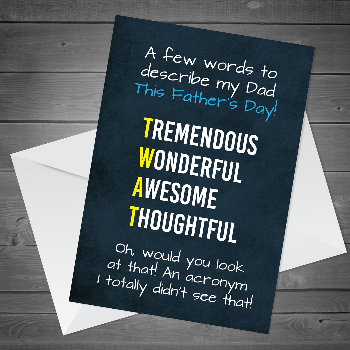 FUNNY Fathers Day Card Rude Fathers Day Card Adult Humour Joke