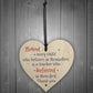 Handmade Wood Heart Gift For Teacher Tutor Mentor Leaving