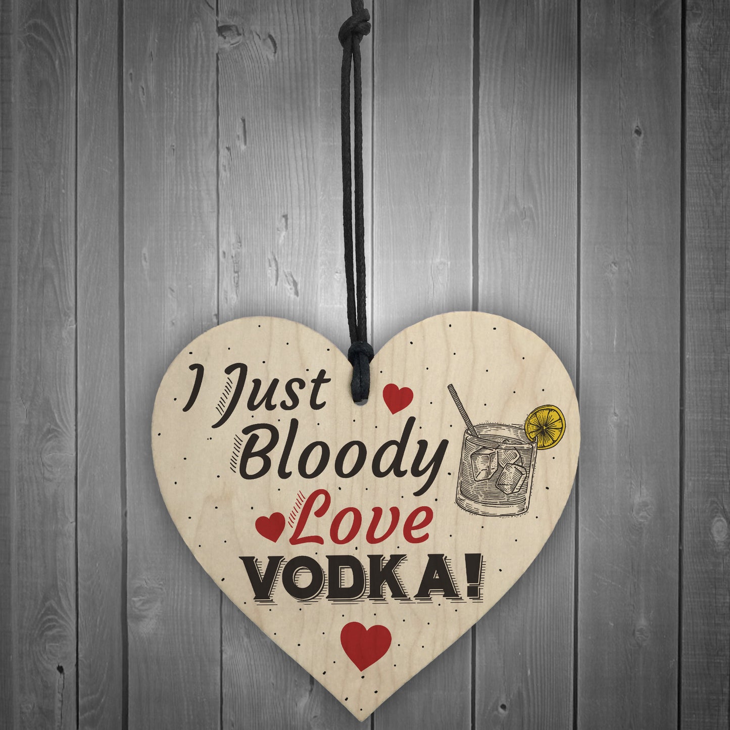 Vodka Friend Friendship Plaque Sign Funny Wooden Gift Alcohol