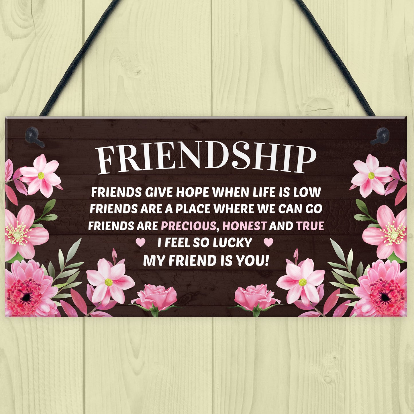 Best Friendship Gift Plaque For Best Friend Birthday Gifts