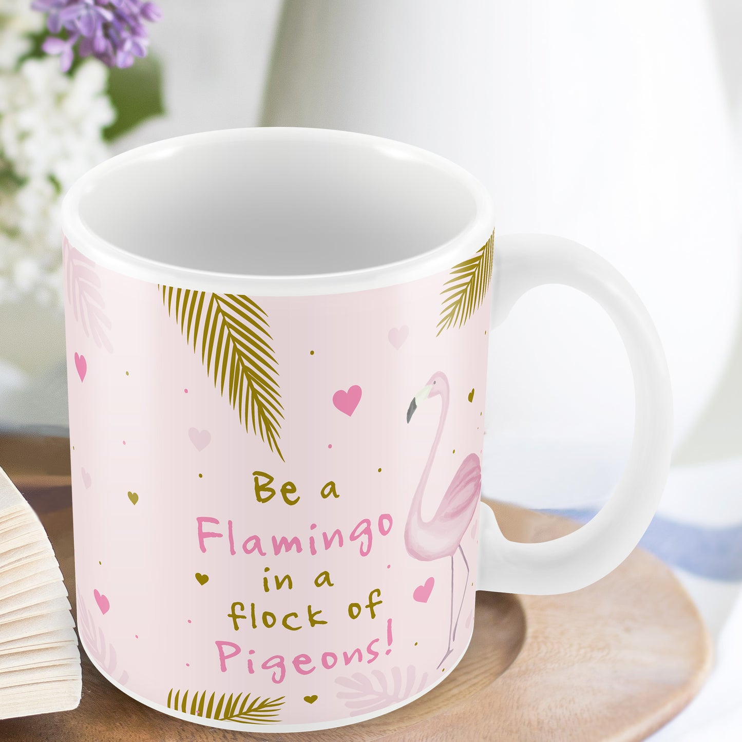 Novelty Flamingo Mug Funny Motivational Birthday Christmas Gift