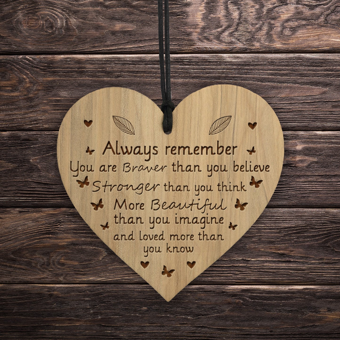 Best Friend Sign Friendship Gift Engraved Heart Motivativational