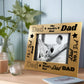 DAD PHOTO FRAME Wood Fathers Day Birthday Gifts For Dad