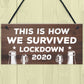 Funny Lockdown Bar Sign Novelty Home Bar Plaques Quarantine