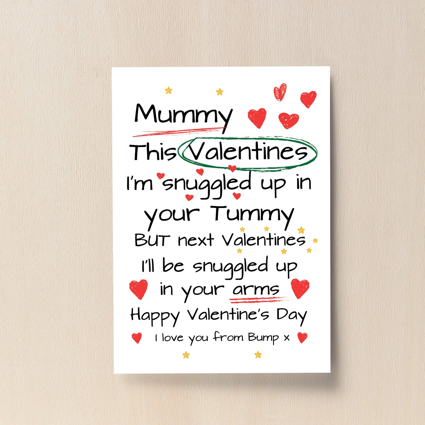 Mummy To Be Gifts For Valentines Day Gift From Bump Print