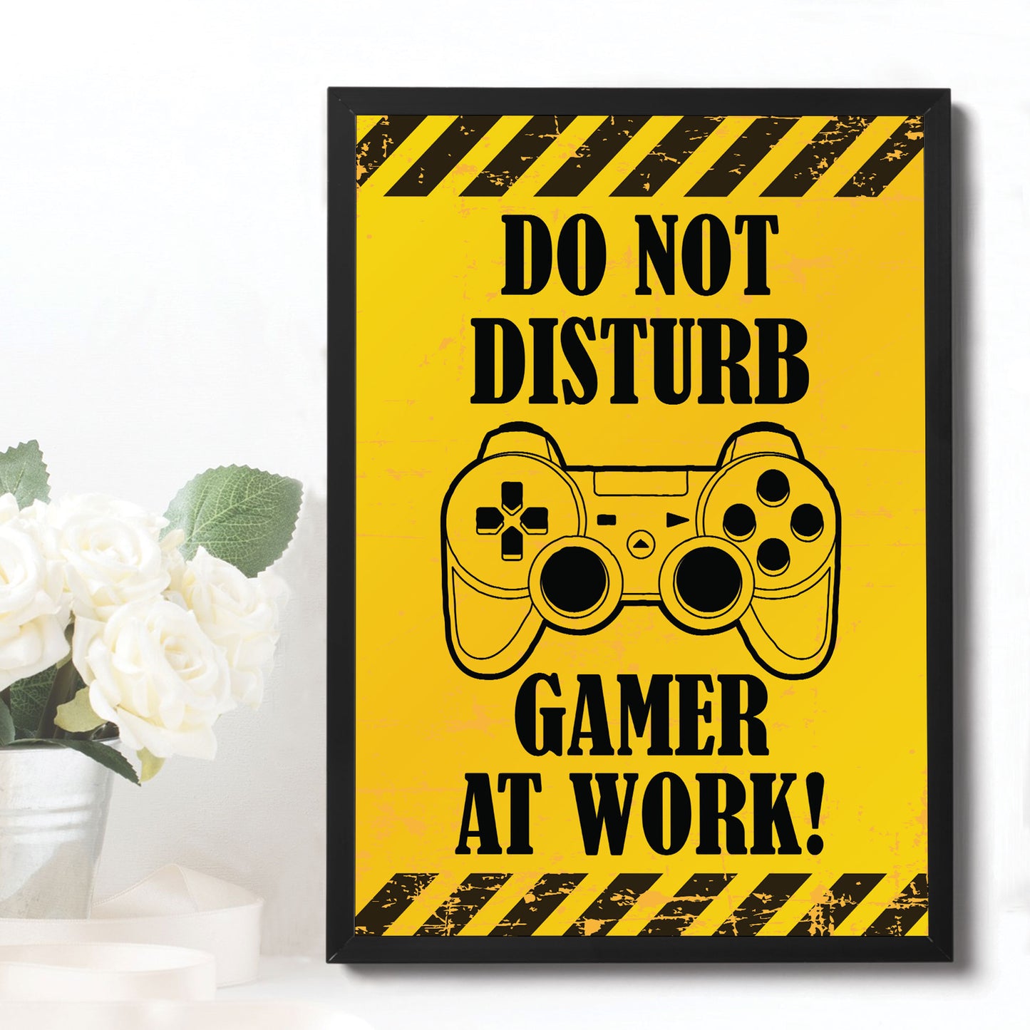 Framed Gaming Poster Gift For Son Brother Dad Gaming Sign