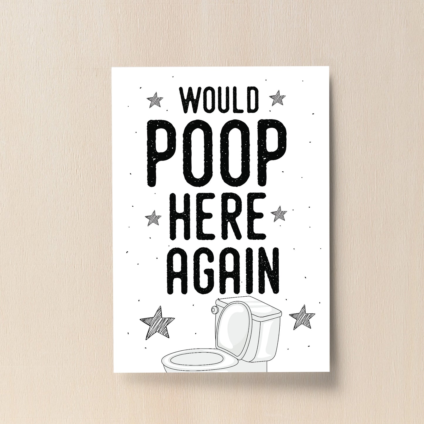 Funny Bathroom Decor Sign For Bathroom Toilet Loo Home Decor