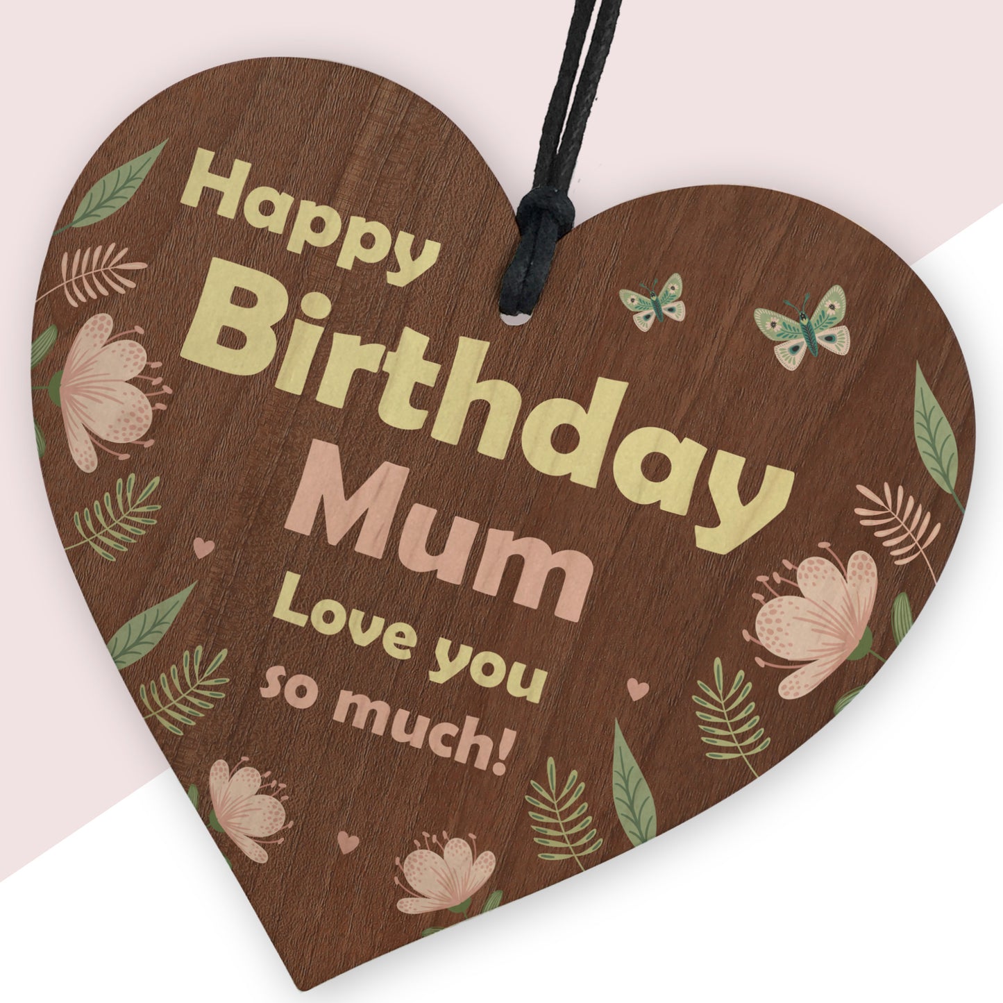 Birthday Gifts For Mum Wooden Hanging Heart Gifts From Daughter