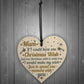 Mum Christmas Memorial Tree Decoration Hanging Wooden Bauble
