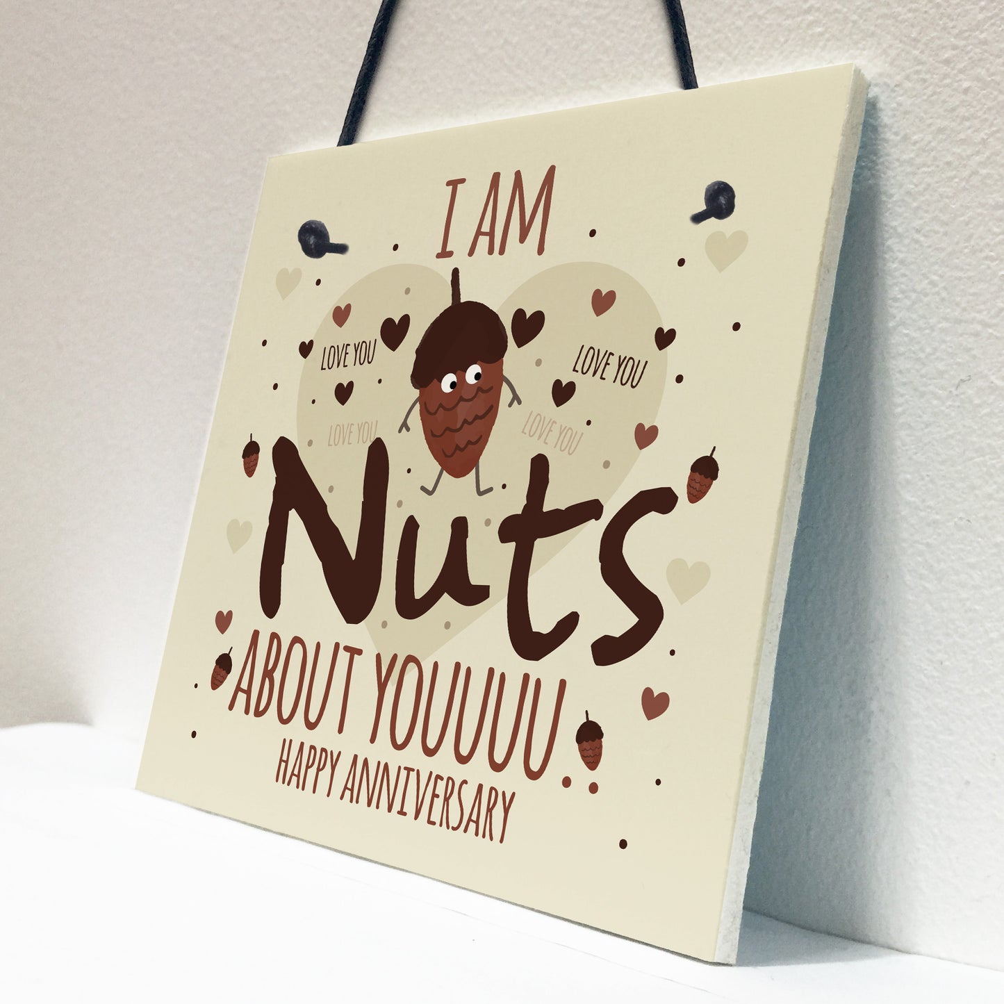 Funny Happy Anniversary Card Anniversary Gift For Him Her Plaque