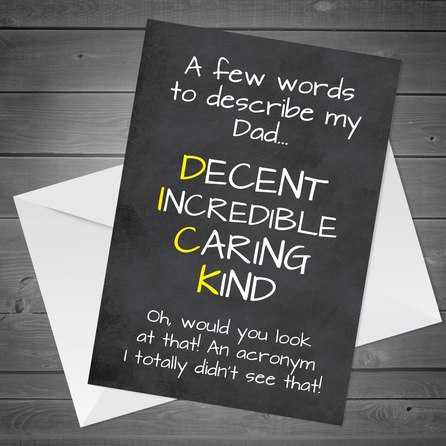 Funny Birthday Card For Dad Rude Fathers Day Card Adult Humour