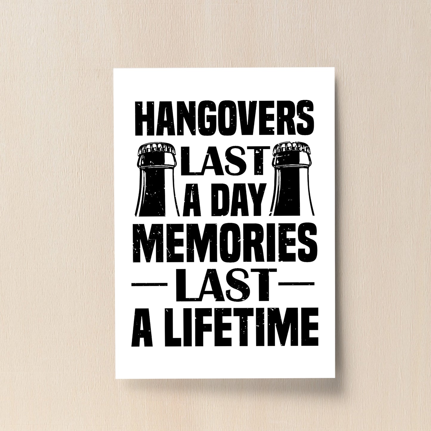 Funny Alcohol Sign Bar Signs For Home Man Cave A4 Print Bar Gift