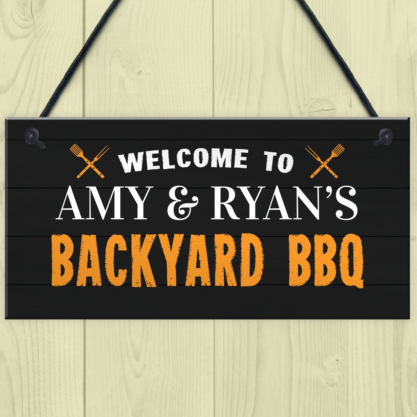 BBQ Signs For Outside BBQ Signs For Garden Personalised