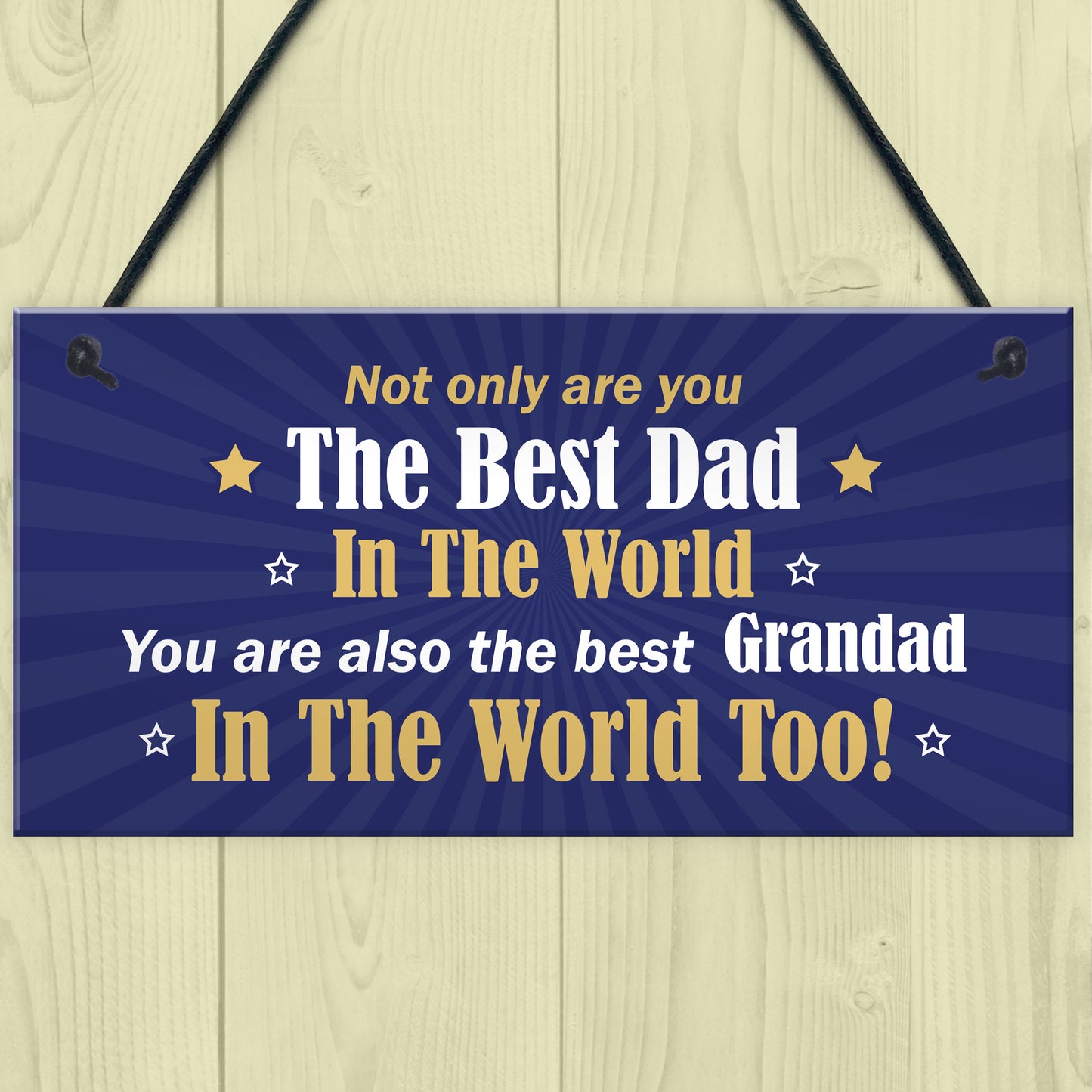 Dad Gifts Hanging Sign Dad Grandad Birthday Gift Fathers Day