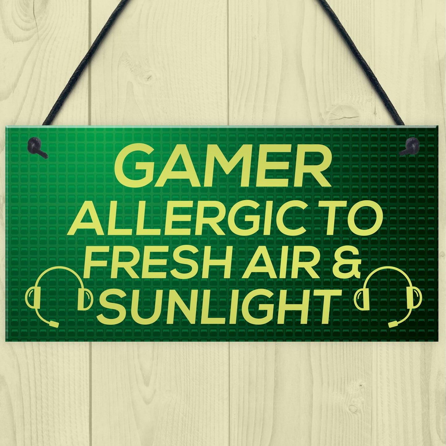 Funny Gamer Gift Gaming Sign For Bedroom Man Cave Son Xmas