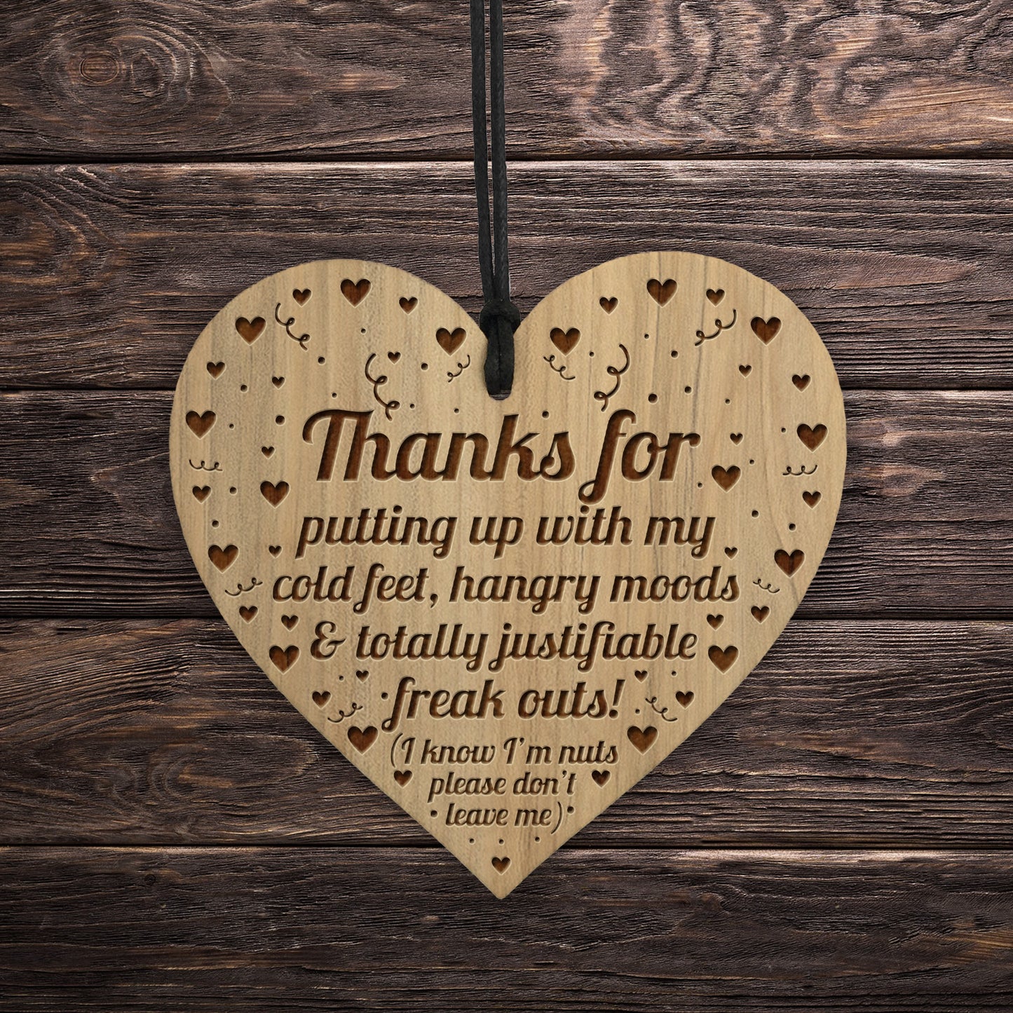 Funny Husband Wife Boyfriend Girlfriend Gifts Joke Thank You