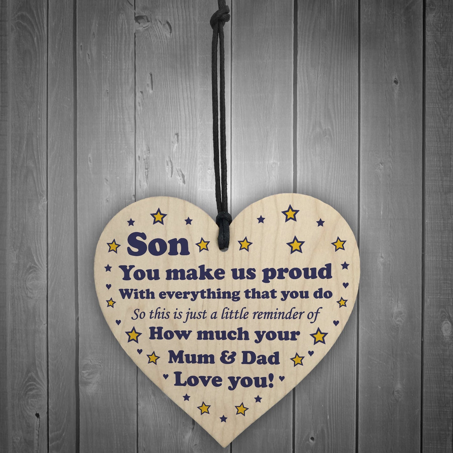 Special Son Gifts From Dad Mum Heart Gift For Him 16th 18th 21st
