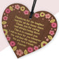 Best Friends Forever Wooden Heart Plaque Handmade Gifts