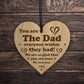 Dad Gift For Fathers Day Birthday Engraved Heart Gift For Him