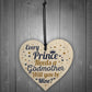 Birthday Christening Godmother Gift Heart Godmother Request Card
