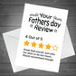 Dad Fathers Day Card Funny Fathers Day Card Review Card