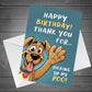 Birthday Card From The Dog Funny Birthday Cards For Dog Lover