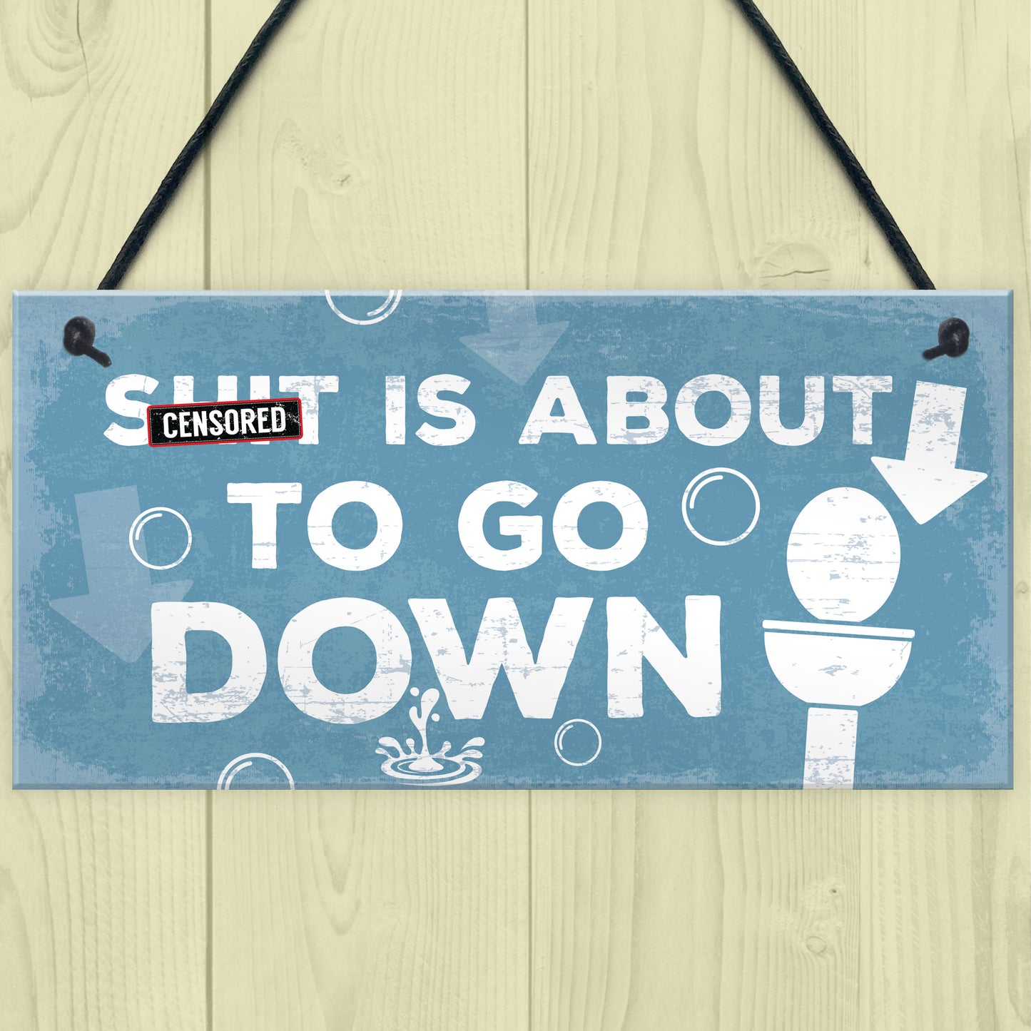 Funny Nautical Bathroom Toilet Loo Wall Plaque Humourous Gift