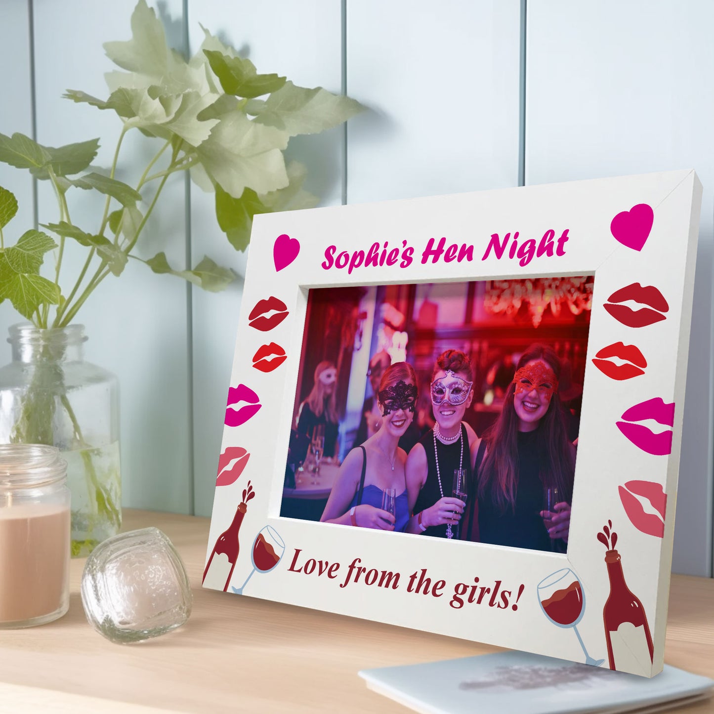 Personalised Hen Party Gift Hen Night Photo Frame Bride Gifts