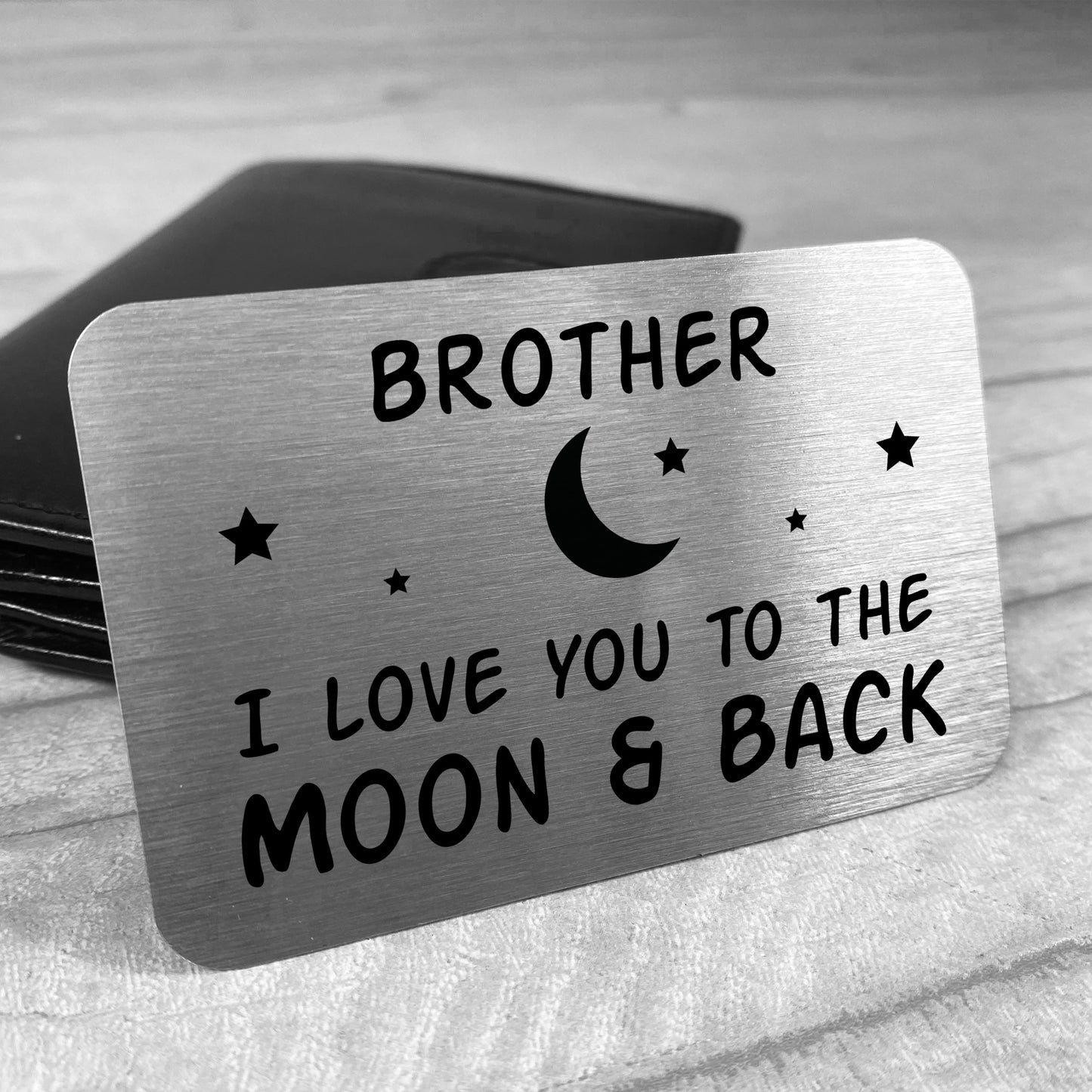 Novelty Gift For Brother Birthday Christmas Wallet Card Insert