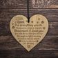 THANK YOU Mum Gift For Birthday Christmas Engraved Heart