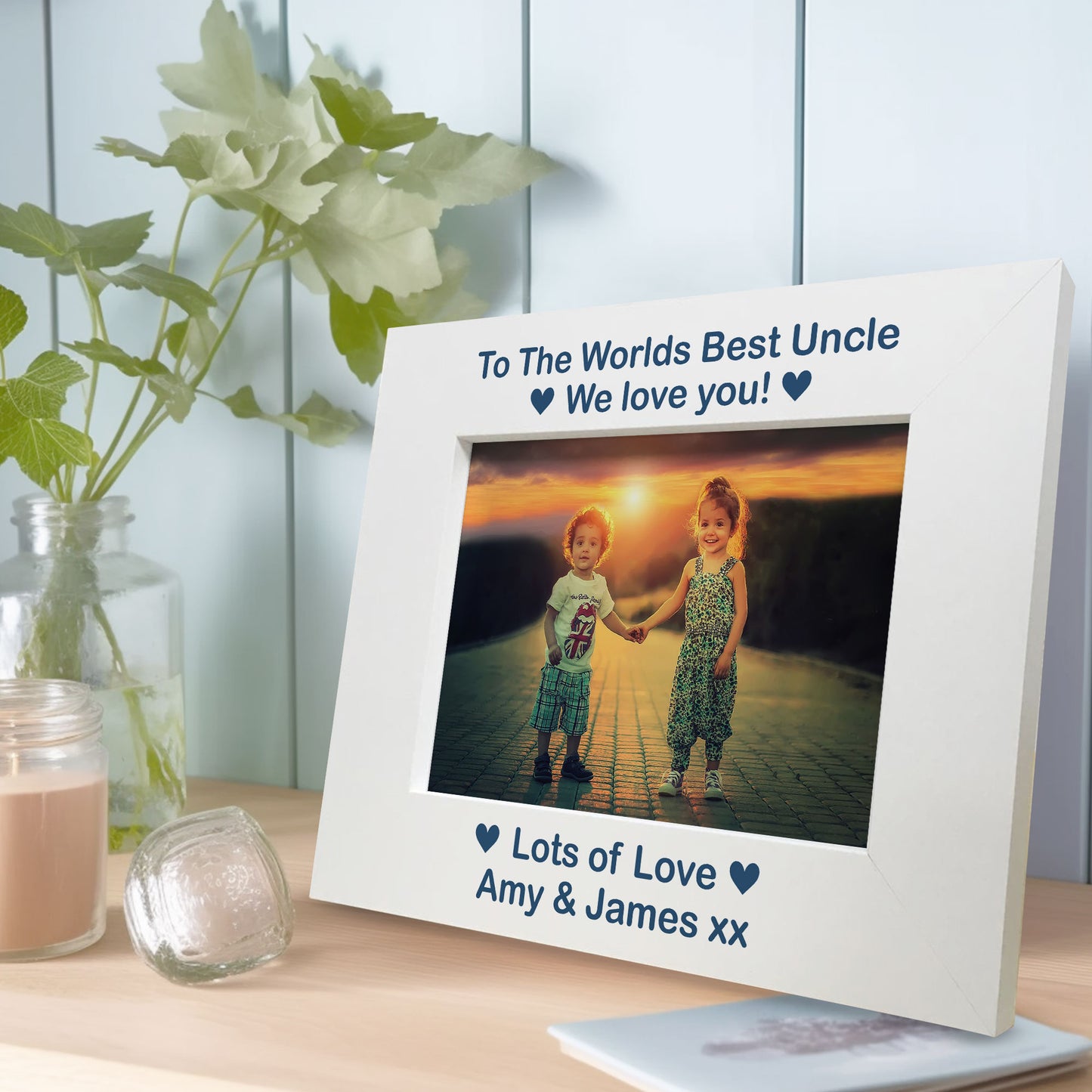 Personalised Gift For Uncle Birthday Christmas Photo Frame