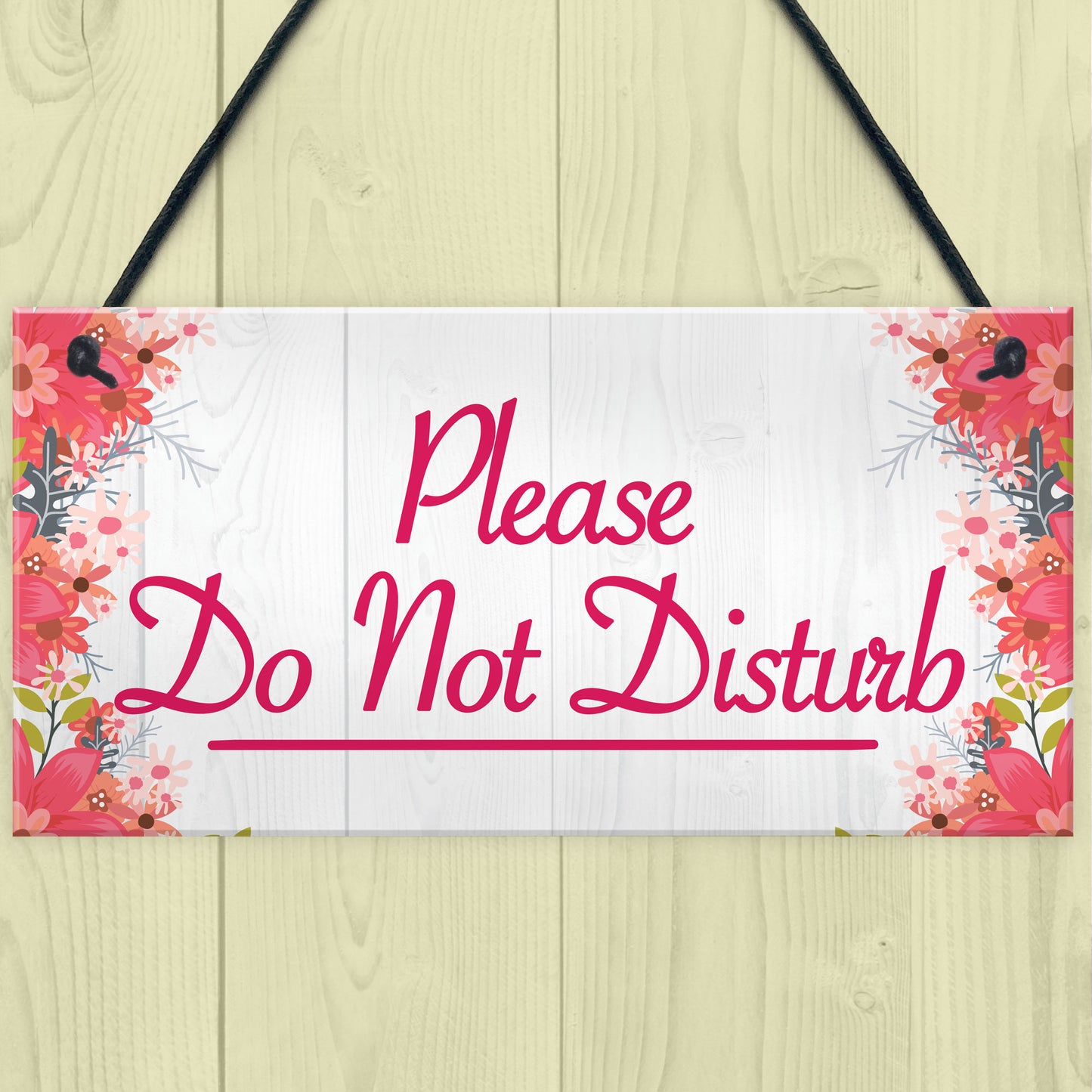 Please Do Not Disturb Therapist Hotel Privacy Hanging Plaque