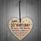 16th Birthday Gift For Daughter Son Wood Hanging Heart Sixteenth