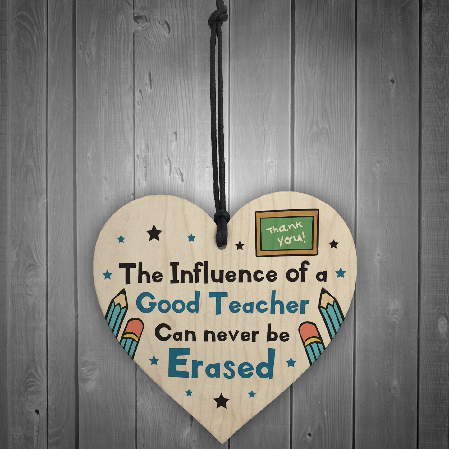 Gift For Teacher Plaque Thank You Gifts Wood Heart Leaving Gift