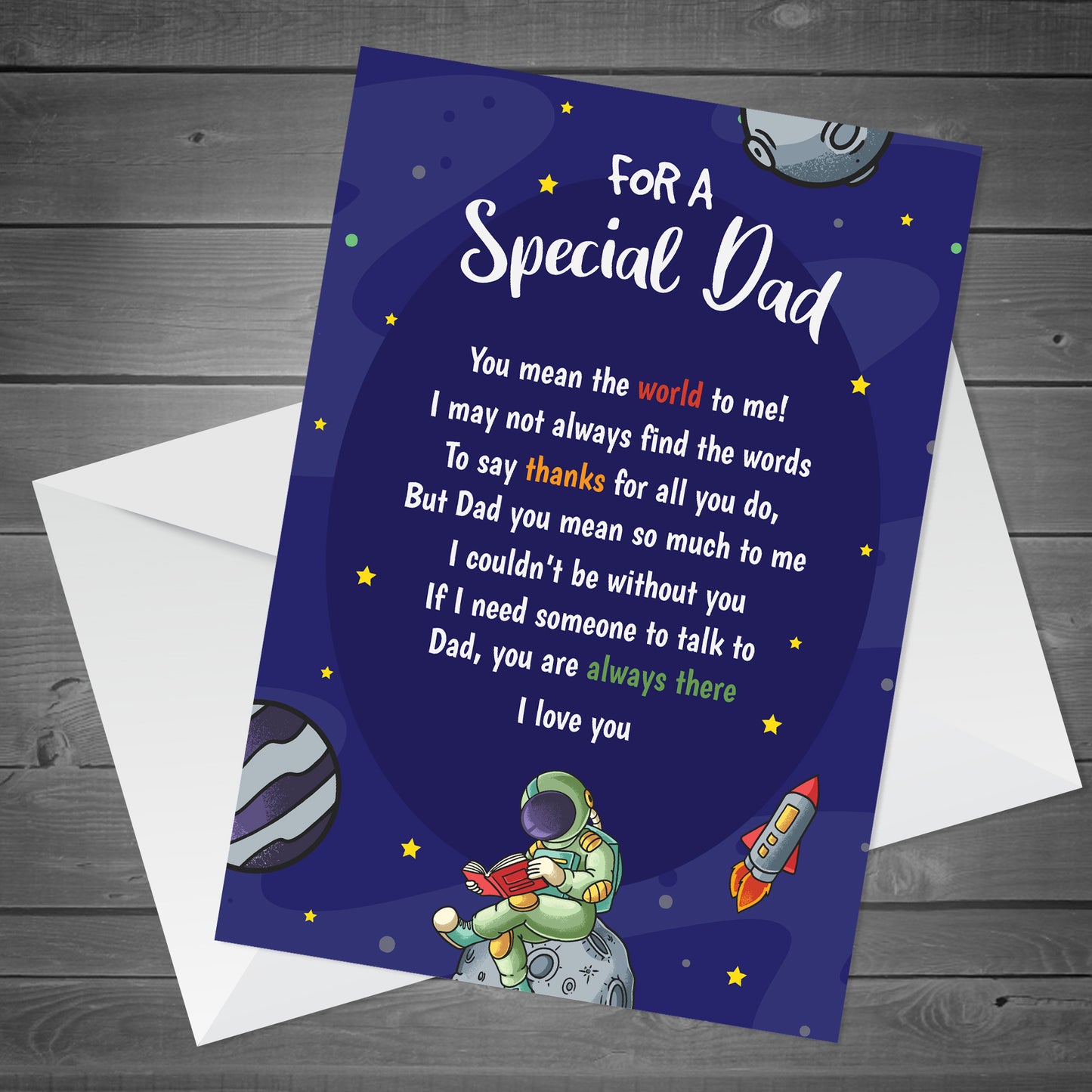 Fathers Day Birthday Card For A Special Dad Novelty Card