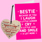 Bestie Thank You Card And Gift For Birthday Friendship Gifts