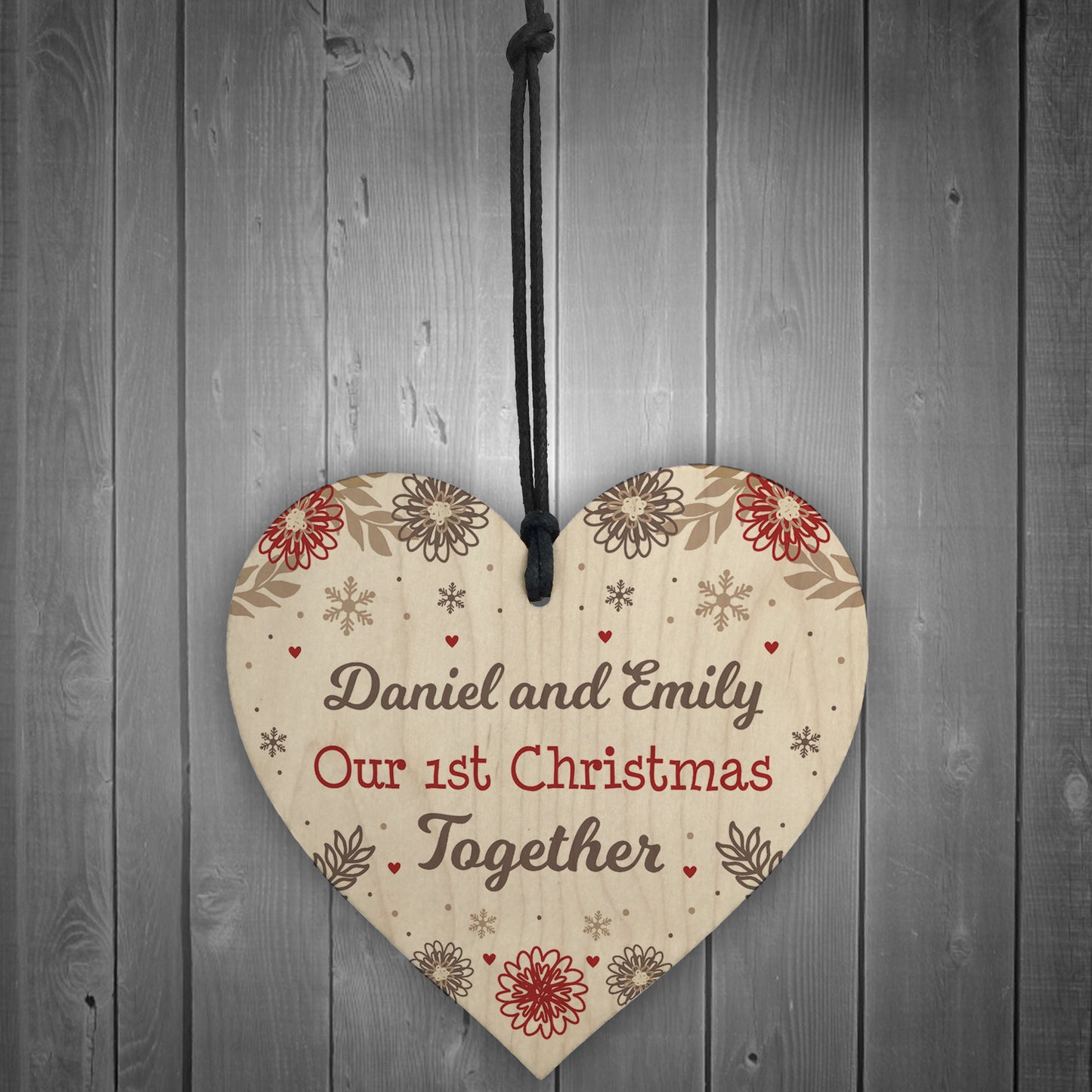 Our First 1st Christmas Together Personalised Tree Decoration