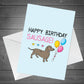 Funny Birthday Card For Mum Dad Auntie Uncle Dachshund Design