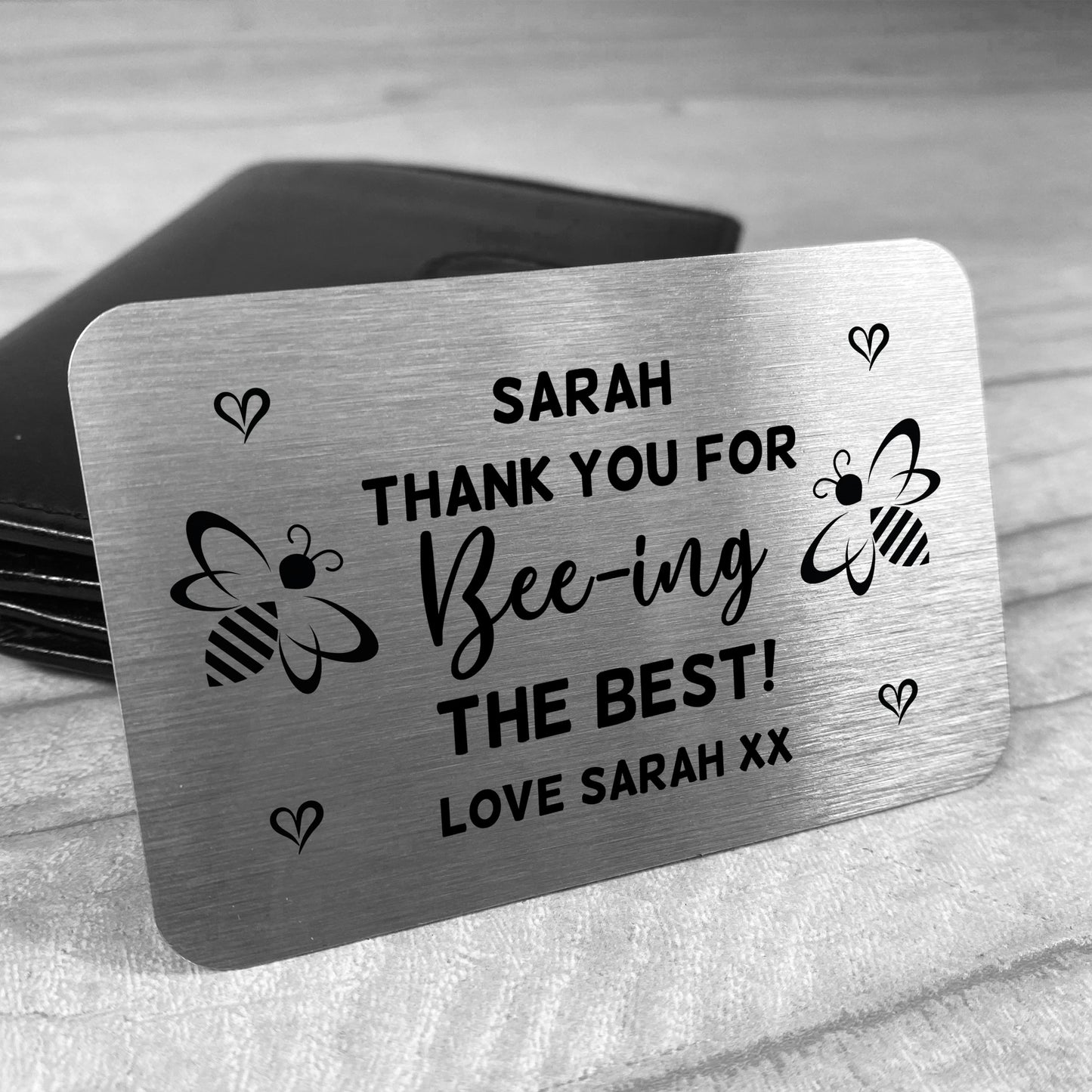 Thank You Bee-ing The Best Wallet Insert Best Friend Birthday