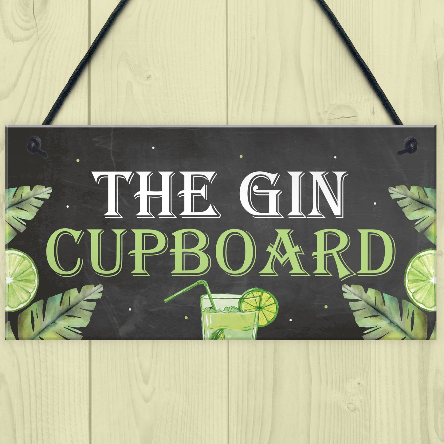 Funny Alcohol Sign Gin Gifts Man Cave Home Bar Pub Plaque
