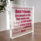 Best Friend Gifts For Christmas Acrylic Plaque Friendship Gifts
