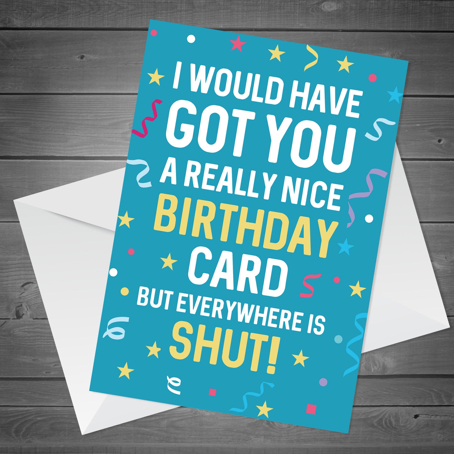 Funny Birthday Card For Men Women Joke Lockdown Design Card
